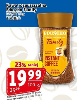 Kawa rozpuszczalna Eduscho Family TCHIBO promocja w Prim Market