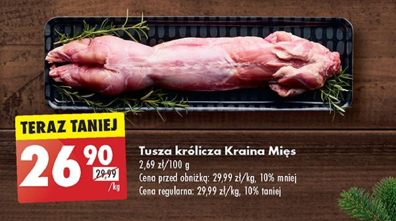 Tusza z królika Kraina mięs promocja