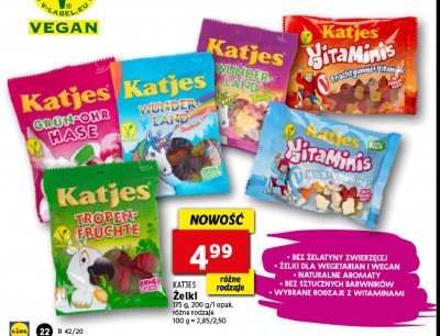 Żelki serduszka Katjes promocja