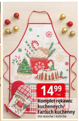 Komplet rękawic kuchennych/Fartuch kuchenny promocja w Leclerc