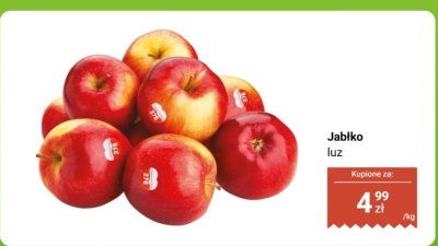 Jabłko luz promocja w Dino