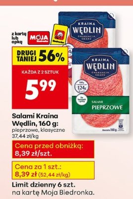 Salami promocja w Biedronka