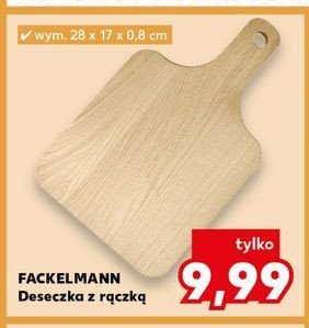 Deseczka z rączką 28 x 17 x 0.8 cm Fackelmann promocja w Kaufland