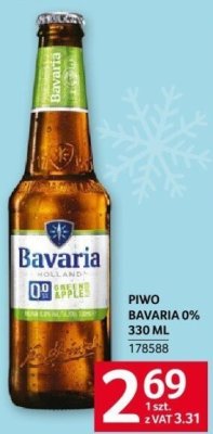 Piwo Bavaria 0% 330 ml promocja w Selgros