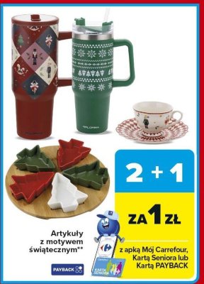 Artykuły z motywem świątecznym promocja w Carrefour