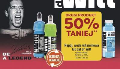 Napój Dr Witt woda witaminowa lub żel wybrane rodzaje promocja w POLOmarket