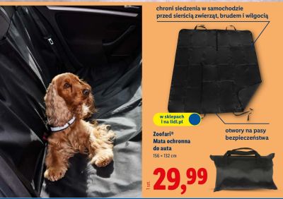 Mata ochronna do auta Zoofari promocja w Lidl