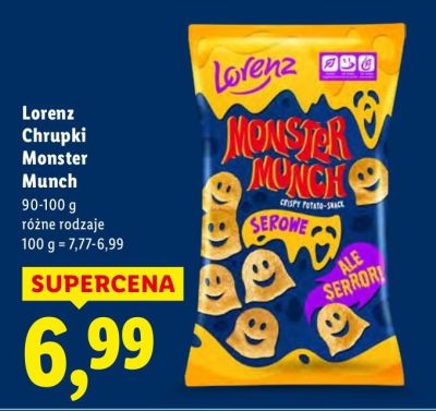 Chrupki Monster Munch  promocja w Lidl