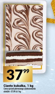 Ciasto kukułka, 1 kg promocja w Twój Market