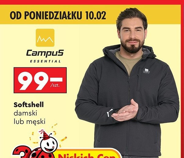 Softshell męski CAMPUS promocja