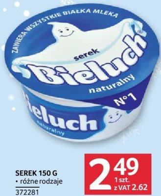 Serek Biały naturalny 150g promocja w Selgros
