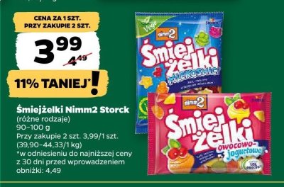 Śmiejżelki Nimm2 Storck (różne rodzaje) promocja w Netto