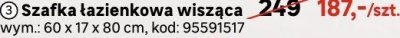 Szafka łazienkowa wisząca Leroy Merlin promocja w Leroy Merlin