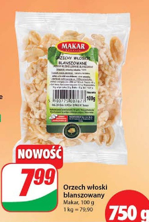 Orzechy włoskie Makar promocja