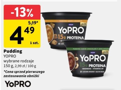 Pudding wybrane rodzaje promocja w Intermarche