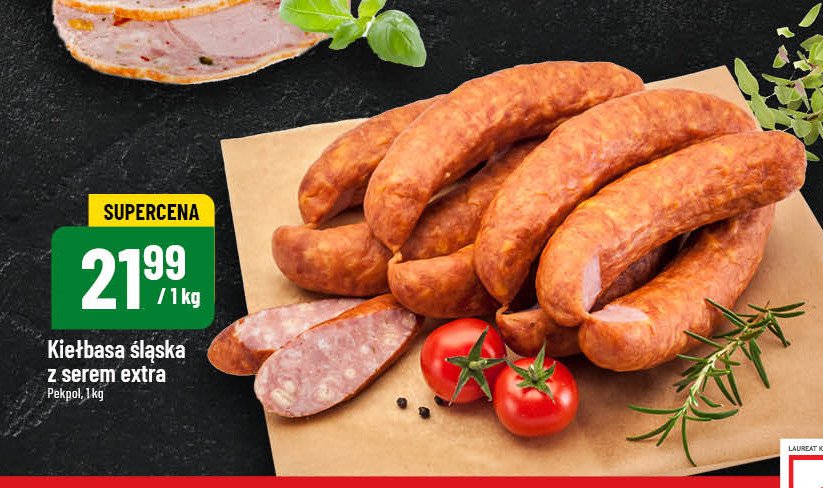 Kiełbasa śląska z serem Pekpol promocja