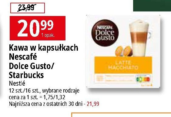 Kawa latte Starbucks macchiato promocja