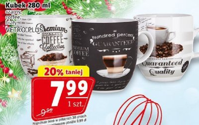 Kubek 280 ml VETRO PLUS promocja w Prim Market