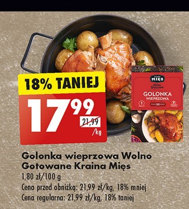 Golonka wieprzowa wolno gotowana Kraina mięs promocja