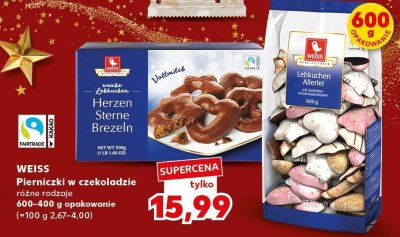 Pierniczki w czekoladzie różne rodzaje promocja w Kaufland