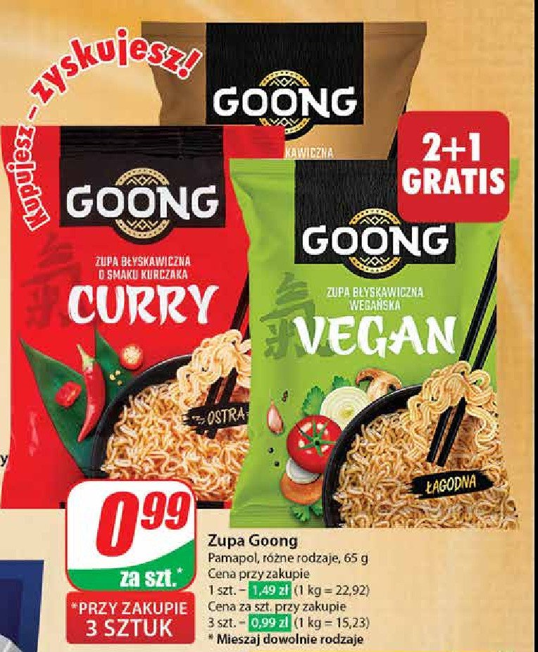 Zupa vegan Goong promocja