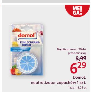 Neutralizator zapachów w lodówkach Domol promocja w Rossmann