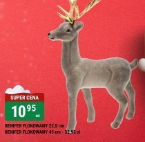 Renifer dekoracyjny 59.5 cm lub 45 cm promocja w bi1