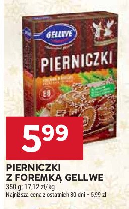 Pierniczki świąteczne + foremka Gellwe promocja w Stokrotka