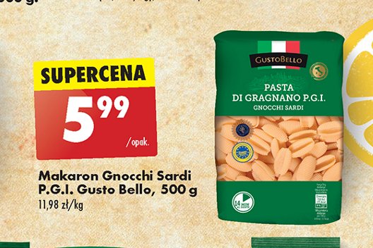 Makaron gnocchi sardi Gustobello promocja