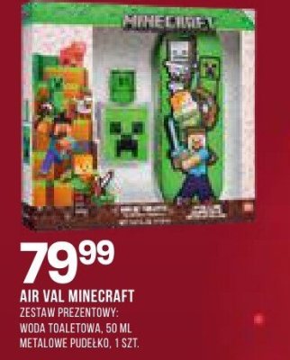 AIR VAL MINECRAFT - zestaw prezentowy promocja w Drogerie Natura