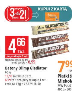Baton energetyczny white chocolate espresso Olimp sport nutrition gladiator promocja