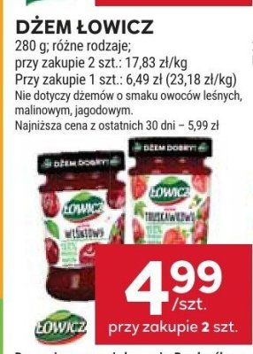 Dżem Łowicz promocja w Stokrotka
