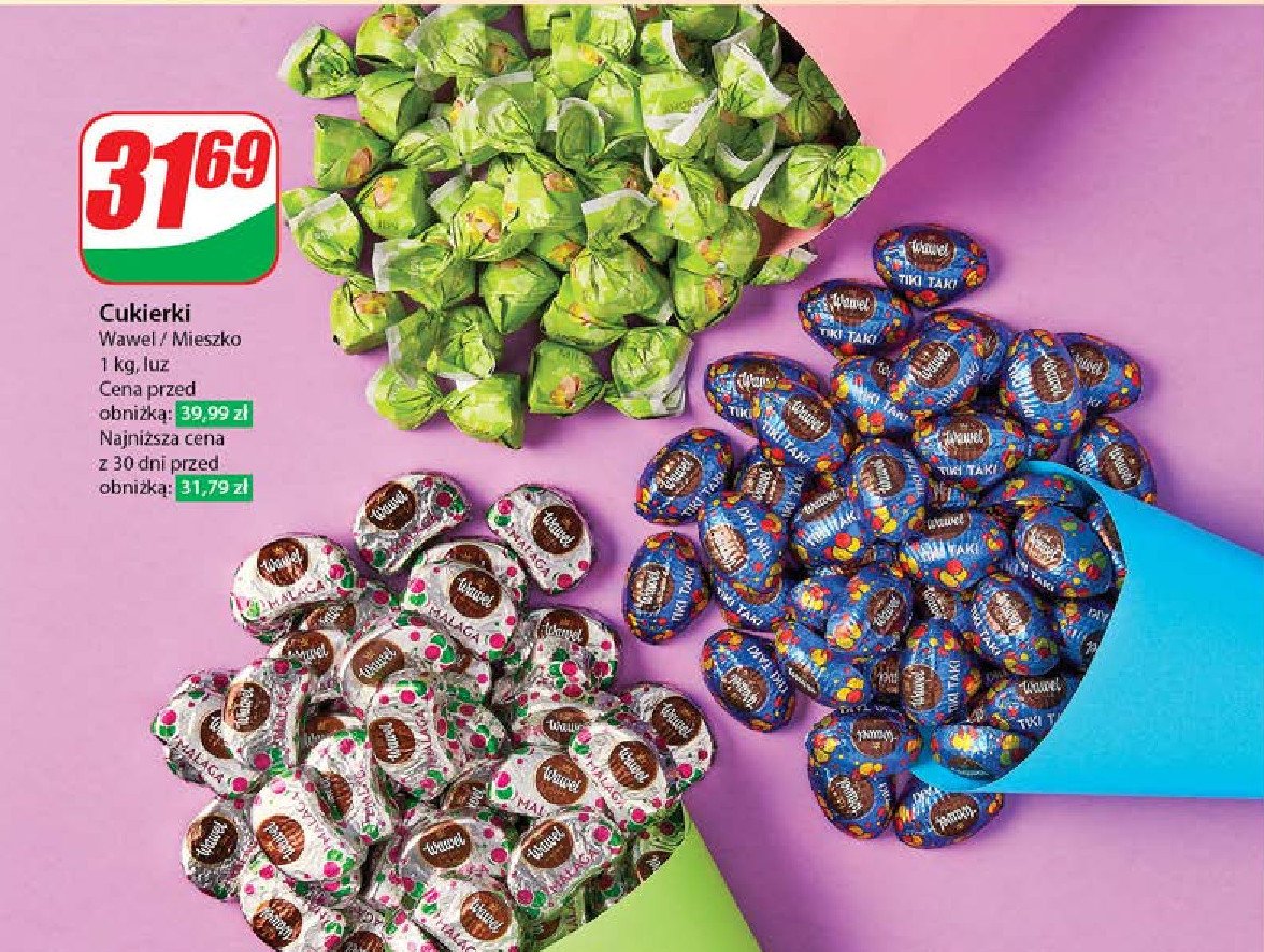 Cukierki WAWEL MIESZANKA POLSKIE SMAKI promocja w Dino