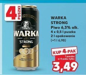 Piwo Warka Strong promocja
