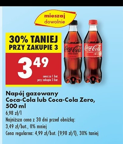 Napój Coca-cola promocja w Biedronka