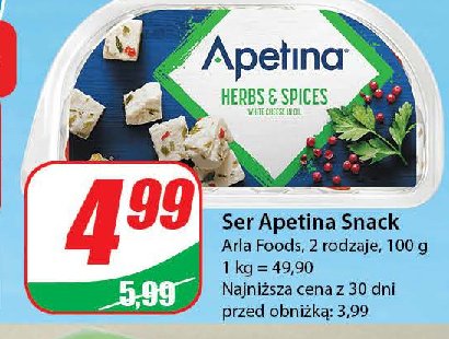Ser feta herbs & spices Arla apetina snack promocja