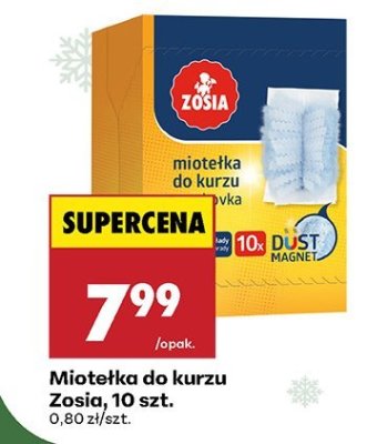 Miotełka do kurzu Zosia 10 szt. promocja w Biedronka