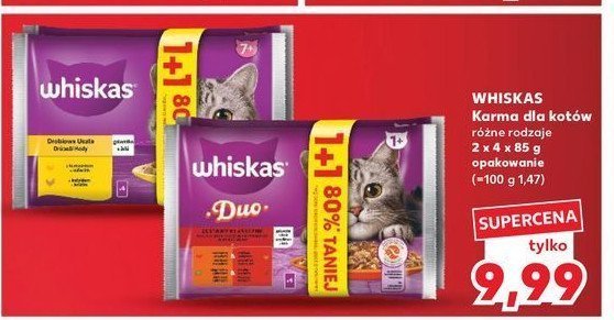 Potrawka w galaretce smaki tradycyjne Whiskas promocja