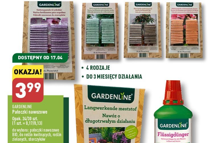 Pałeczki nawozowe do orchidei GARDEN LINE promocja