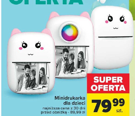 Drukarka mini dla dzieci promocja