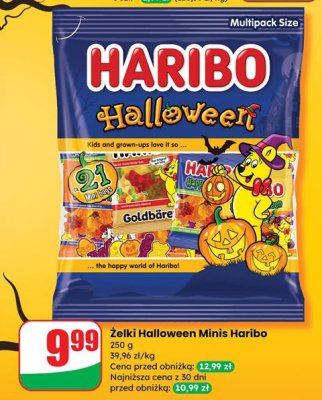 Żelki Halloween Minis Haribo promocja w Dino