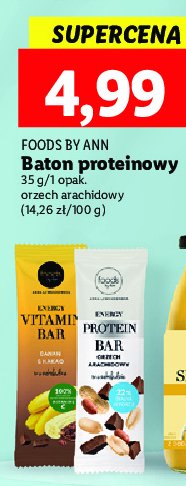 Baton proteinowy orzech arachidowy Foods by ann promocja