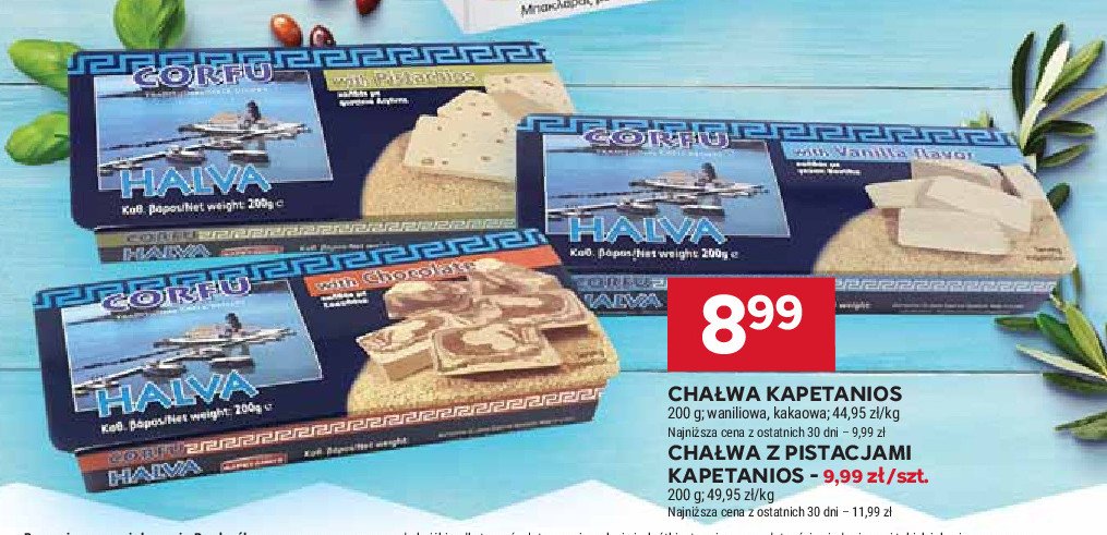 Chałwa kakaowa Kapetanios promocja w Stokrotka