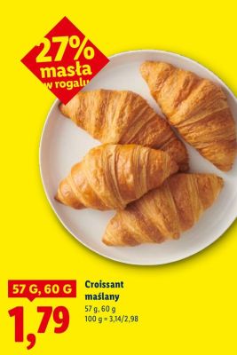 Croissant maślany promocja w Lidl