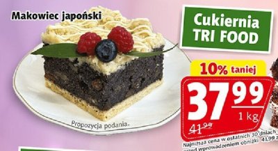 Ciasto Makowiec japoński promocja w Prim Market