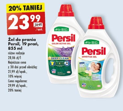 Żel do prania Persil sensitive gel promocja