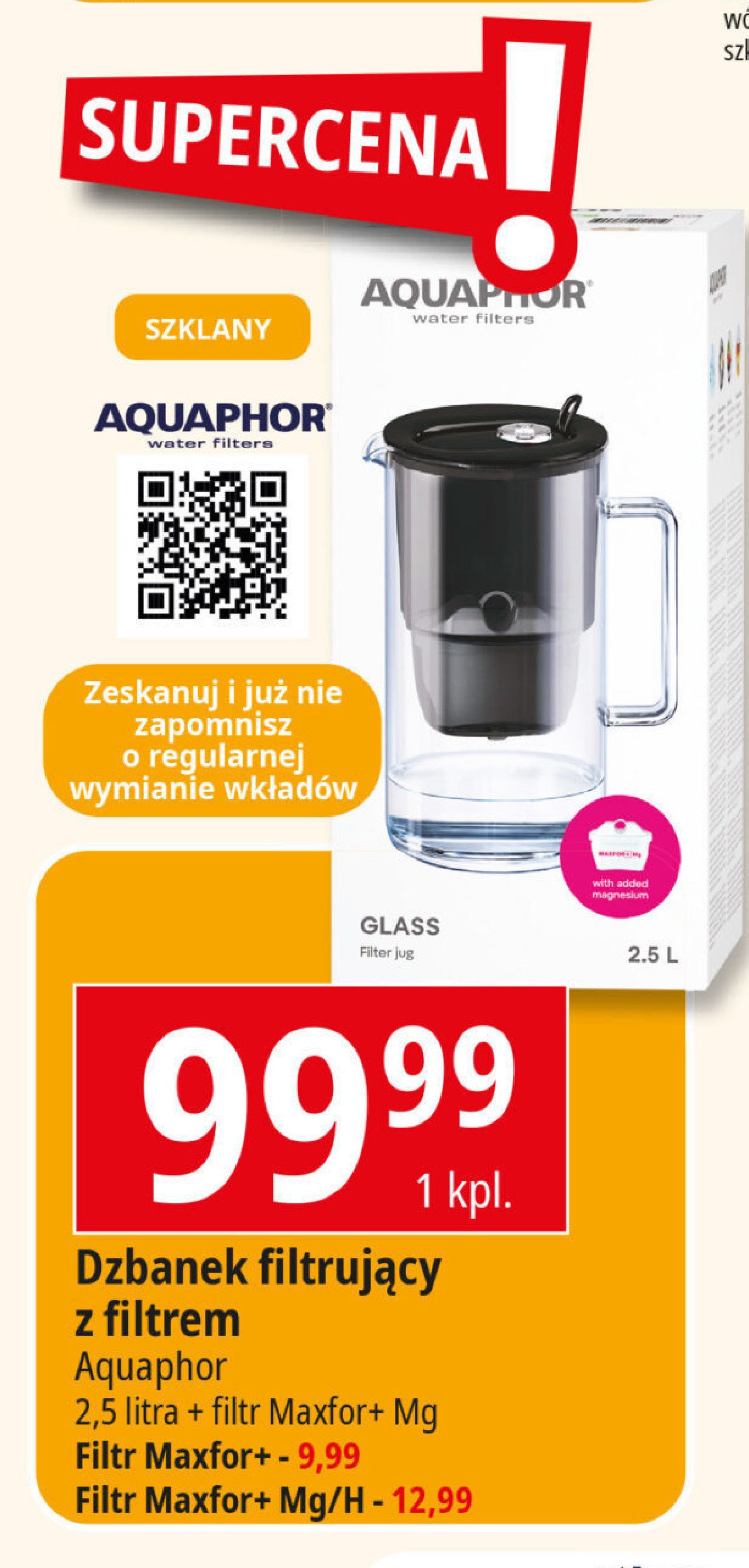 Wkład filtrujący maxfor Aquaphor promocja
