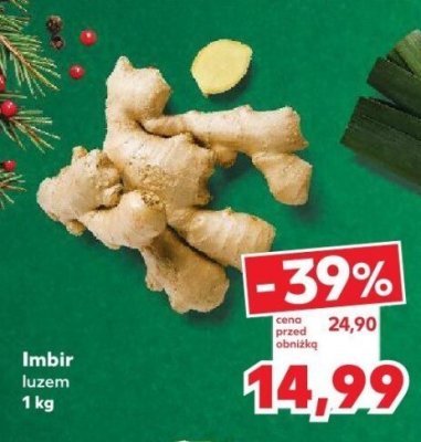 Imbir luzem promocja w Kaufland