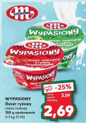 Deser ryżowy WYPASIONY różne rodzaje promocja w Kaufland