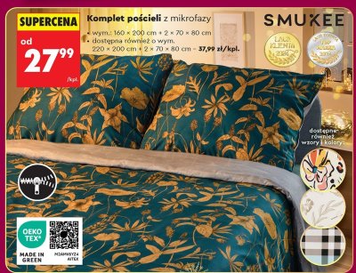 Komplet pościeli z mikrofazy  promocja w Biedronka
